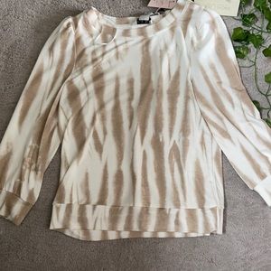 BROWIN TIE DYE LONG SLEEVE // SOFT // WOMENS SMALL